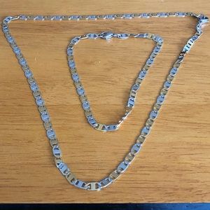 🔆🔆 Set of stainless steel bracelet and necklace